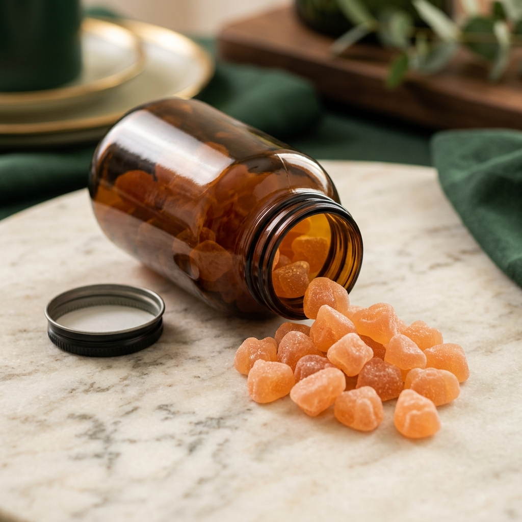 25 mg cbg 25 mg cbn peach (micro cube) SUGARED